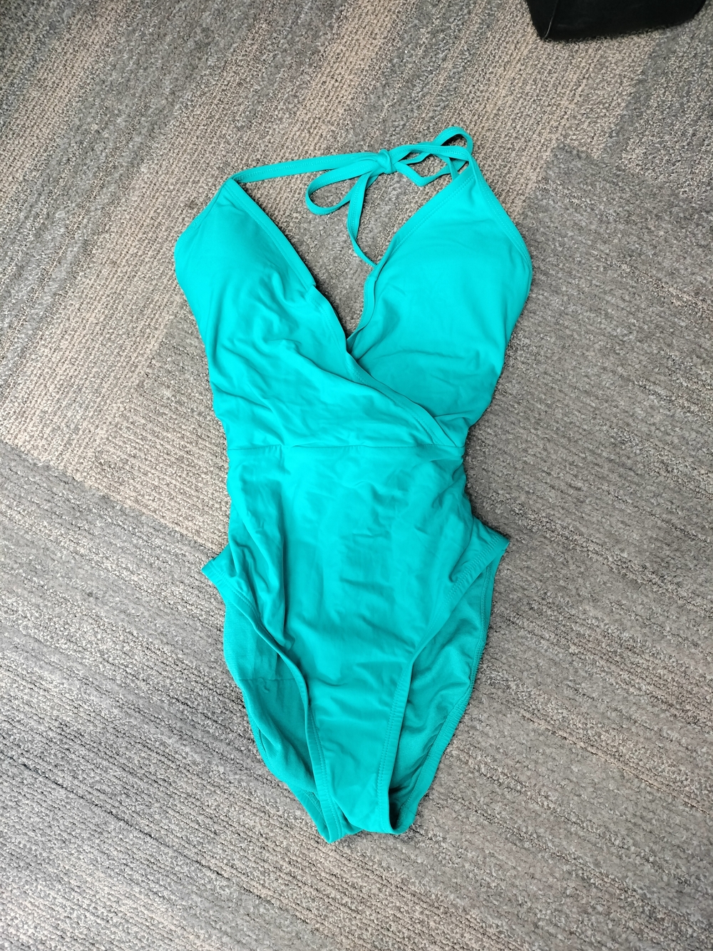 Apt. 9 Teal Drawstring Halter Top